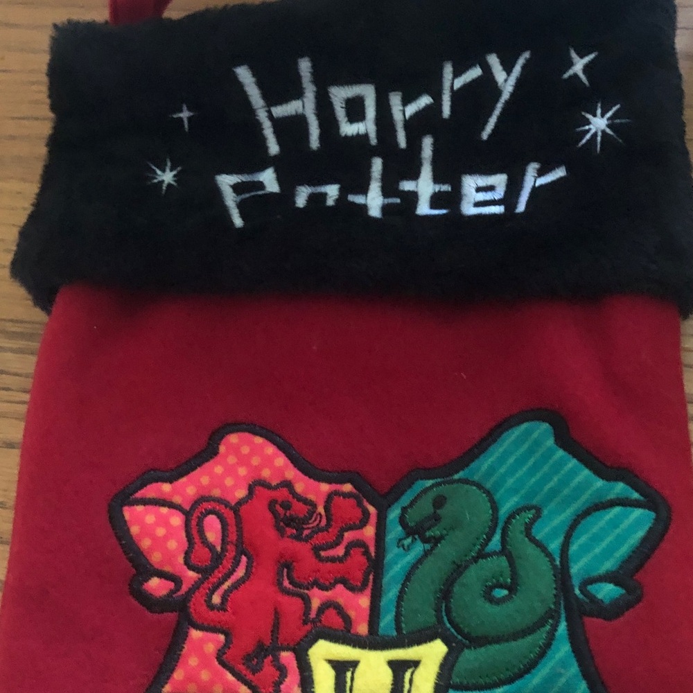 Harry Potter Red Crest Holiday Stocking